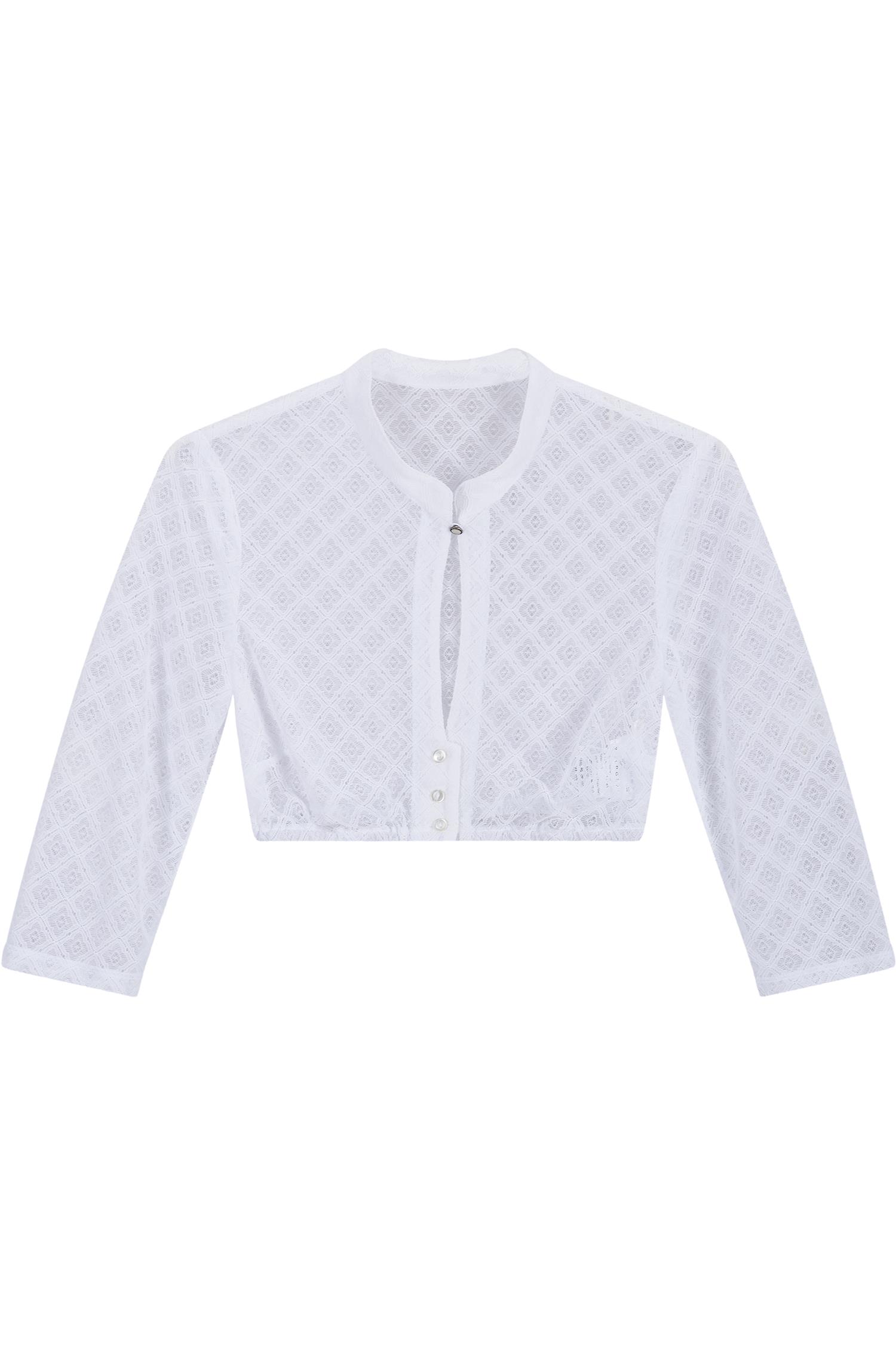 Waldorff Dirndlbluse Esther in Weiß